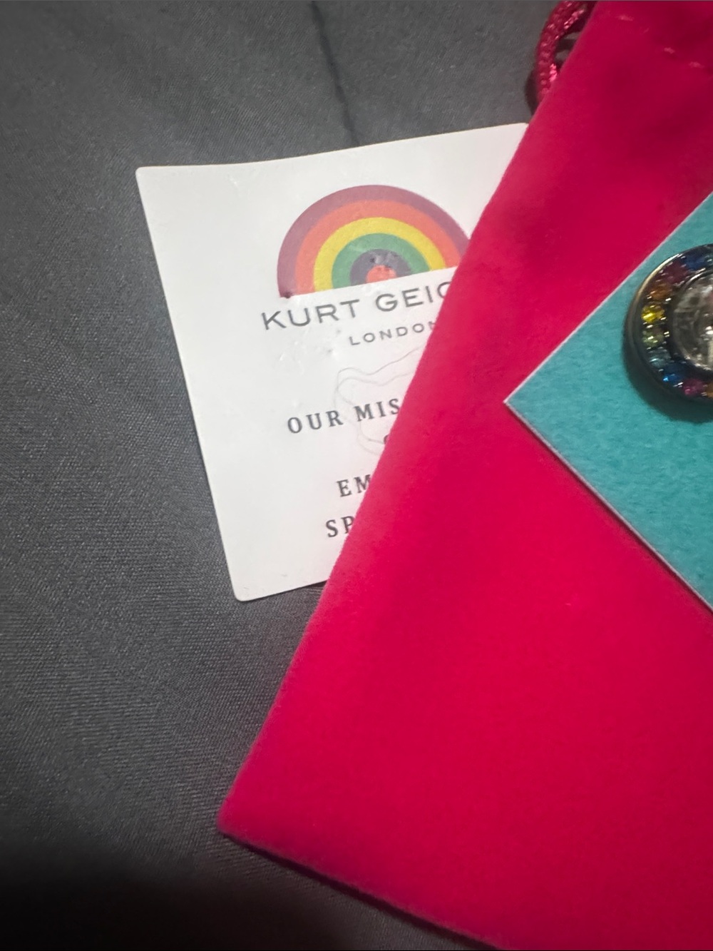 Kurt Geiger London Octavia Stud Earrings - Picture 3 of 4